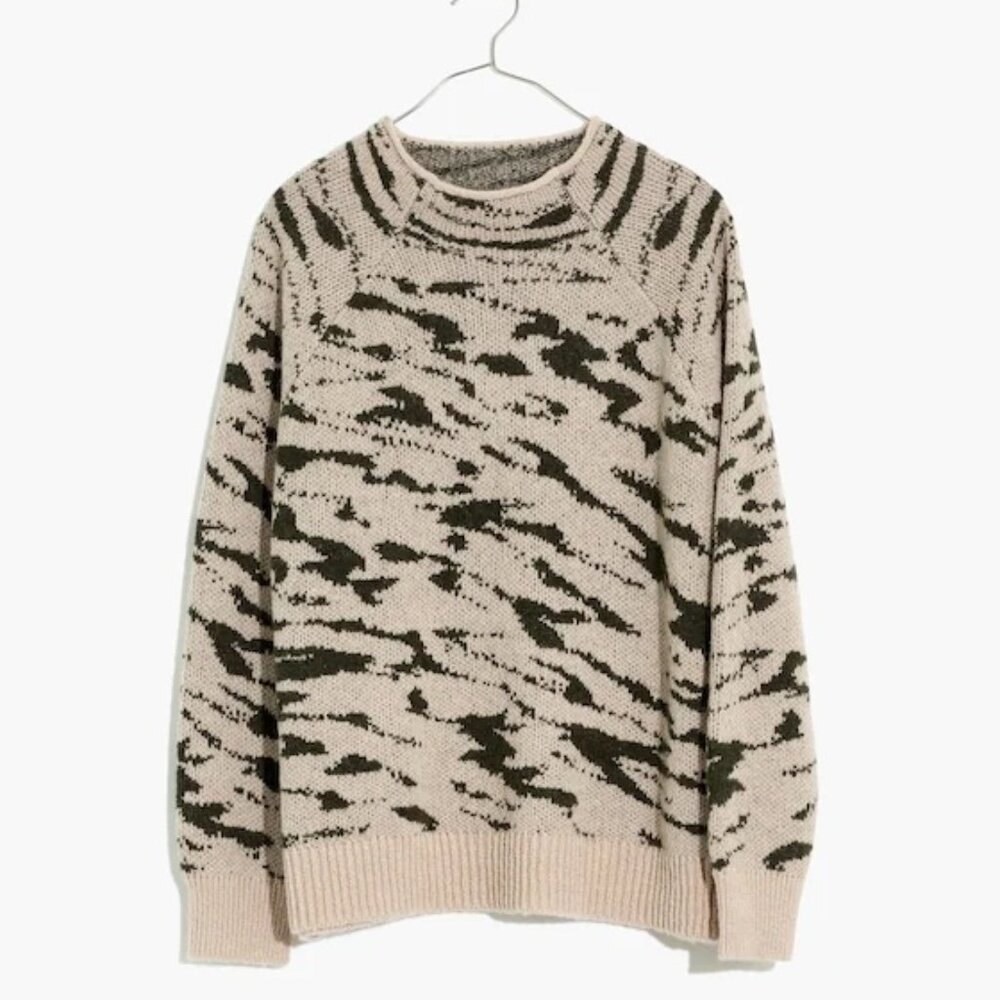 Madewell Thornton wool-blend mock neck sweater